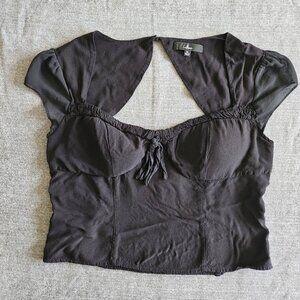 Chic Black Women's Top
